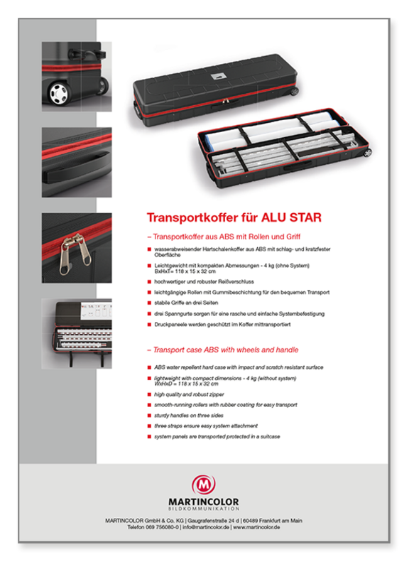 Download ALU STAR Transport Case Product Sheet